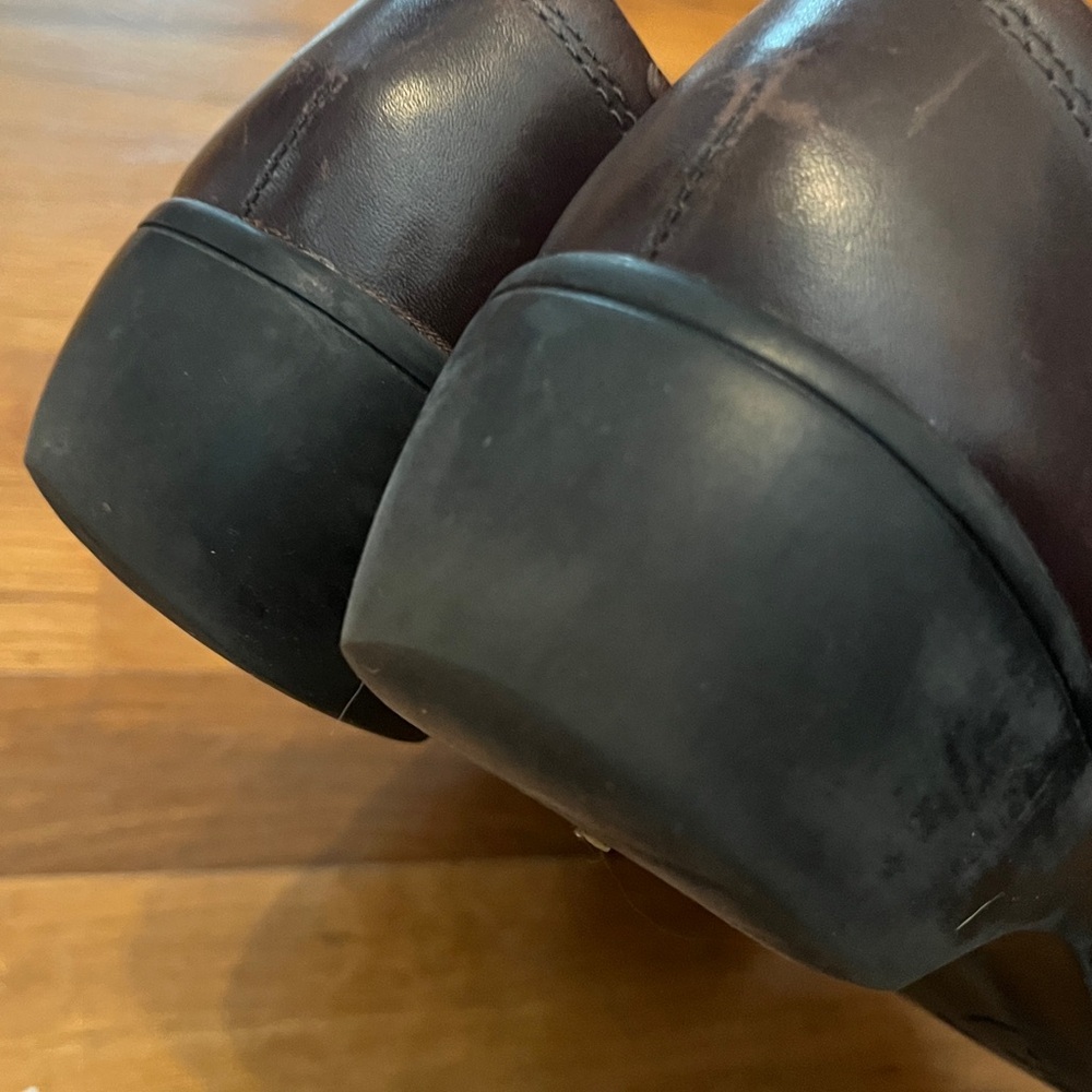 Leather Clarks (loafers) Dark Brown - Picture 5 of 5
